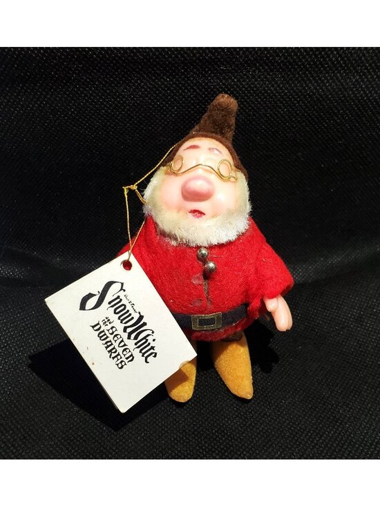 Walt Disney Other - Snow White Seven Dwarfs Doc Vintage Disney Christmas Ornament Hong Kong